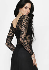 Eltharia Spitze Mieder Maxi Kleid