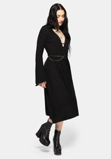 Millicent Chain Front Midi Dress