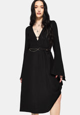 Millicent Chain Front Midi Dress