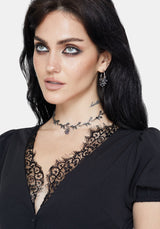 Rosethorn Spinne Halsband