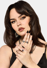 Corium Anatomisch Kette Rings Set Von 3