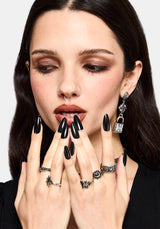Gorthe Grobstrick Ring Set