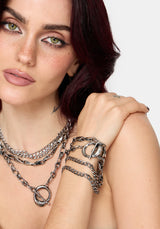 Golia Mehrlagig T-Bar Kette Armband