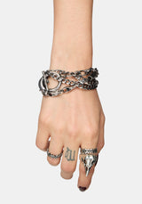 Golia Mehrlagig T-Bar Kette Armband