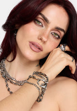 Golia Mehrlagig T-Bar Kette Armband