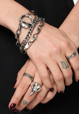 Golia Mehrlagig T-Bar Kette Armband