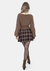 Covet Baumwollmischung Hexen Knot Zopf Gestrickt Pullover