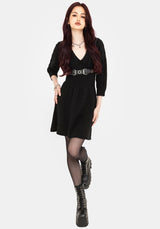 Ritual Gothic Architecture Zopf Gestrickt Mini Kleid