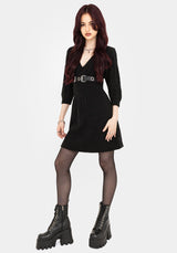 Ritual Gothic Architecture Zopf Gestrickt Mini Kleid