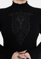 Torquil Mieder Spitze Ribbed Gestrickt Pullover
