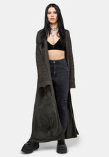 Evander Cosmic Astrology Lightweight Longline Cardigan S