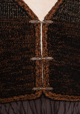 Shae Feather Clasp Gestrickt Cardigan