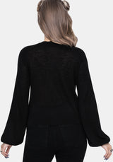 Abellona Lightweight Fein Bestickt Gestrickt Cardigan