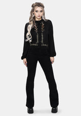 Abellona Lightweight Fein Bestickt Gestrickt Cardigan
