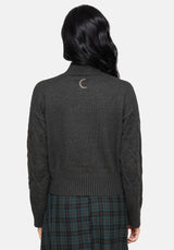 Abellona Bestickt Zopf Gestrickt Pullover