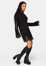 Stormwoken Strick Minikleid