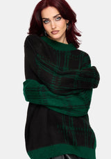 Checkmate Karo Fluffy Strick Pullover