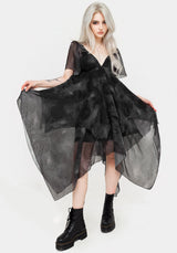 Tempest Gelagert Midi Kleid