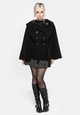 Althea Mit Kapuze Spider Pin Detail Cape