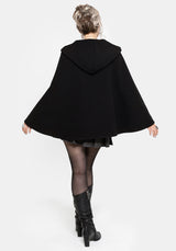 Althea Mit Kapuze Spider Pin Detail Cape