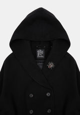 Althea Mit Kapuze Spider Pin Detail Cape