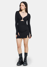 Eastwick Schnitt Raus Mini Kleid