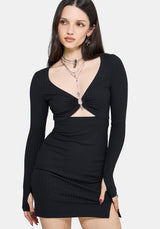 Eastwick Schnitt Raus Mini Kleid