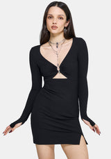 Eastwick Schnitt Raus Mini Kleid