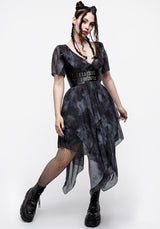 Tempest Gelagert Midi Kleid