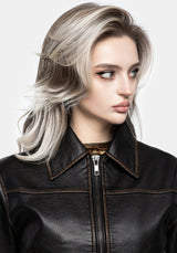 Ermania Kurz Kunst- Leder Jacke