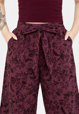Morgana Baumwolle Broderie Krawatte Taille Culottes