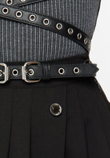 Rivet Mit Schnalle Taille Geschirr