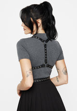 Rivet Mit Schnalle Taille Geschirr