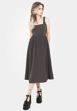 Darkside Korsett Midi Kleid