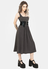 Darkside Korsett Midi Kleid
