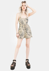 Maypole Baumwolle Druck Cami Overall