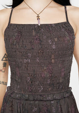 Arnora Chiffon Gerafft Mieder Cami Top