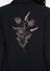 Chloris Bestickt Langschnitt Blazer
