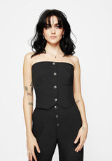 Moonbow Bestickt Strapless Massgeschneidert Weste