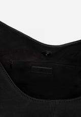 Gorgon Snake Embroidered Faux Suede Tote Bag