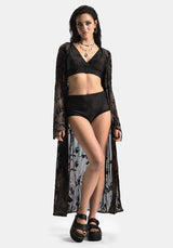 Ruin Fern Bedruckt Bikini Kurz - Brown