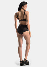 Ruin Fern Bedruckt Bikini Kurz - Brown