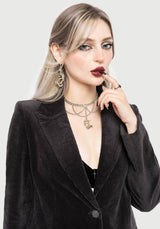 Apohis Baumwolle Kordel Blazer
