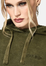 Sira Oversize Applikation Flicken Kapuzenshirt