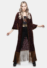 Sienna Devore Fransen Kimono