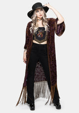 Sienna Devore Fransen Kimono