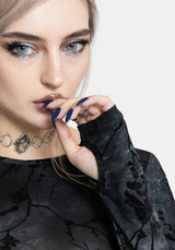 Wytchelm Lang Ärmel Mesh Top