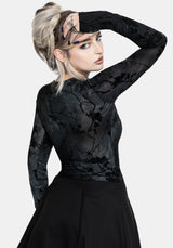 Wytchelm Lang Ärmel Mesh Top
