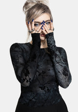 Wytchelm Lang Ärmel Mesh Top