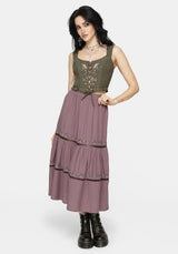 Siora Folklore Embroidered Corset Top